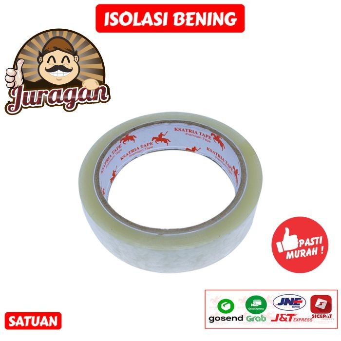 

Isolasi / Selotip Bening 24MM JURAGAN PACKING SEMARANG