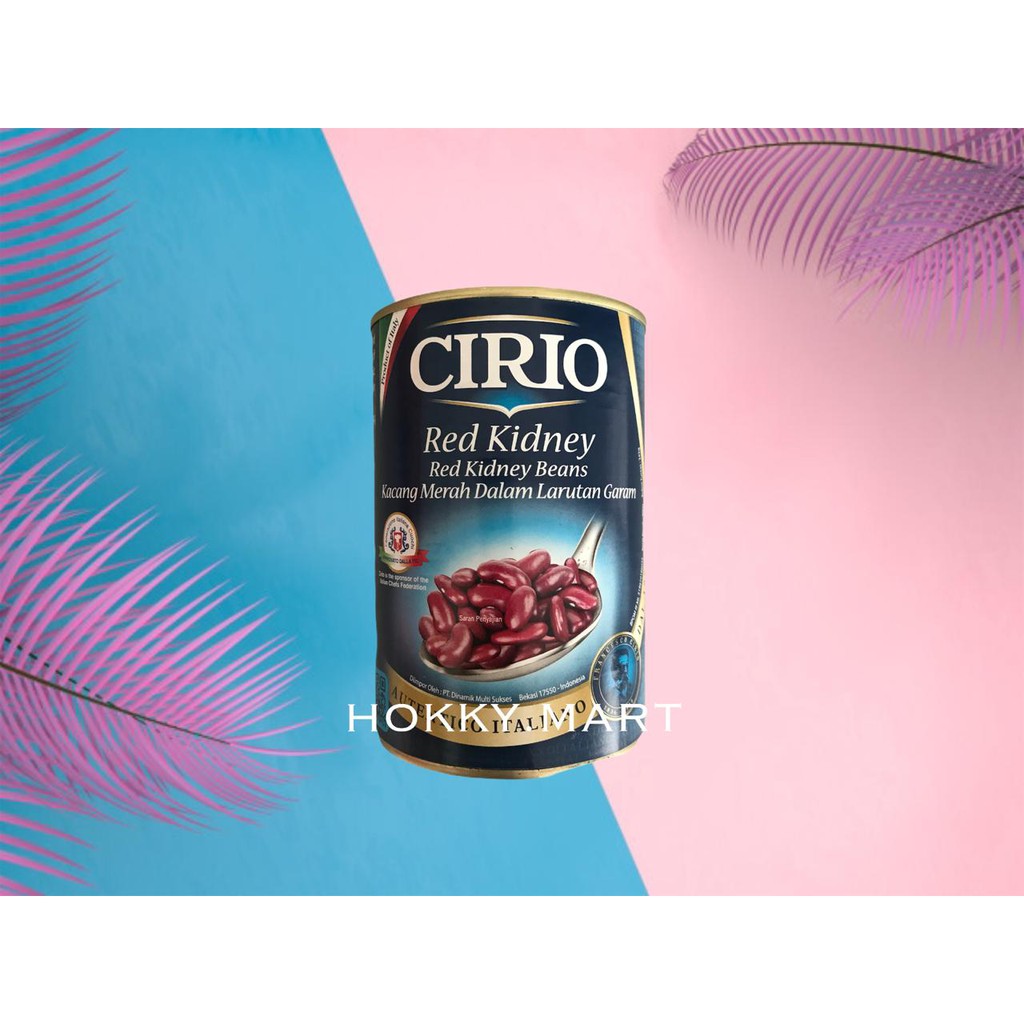 

Cirio RED KIDNEY BEANS 400gr / Kacang Merah Dalam Larutan Garam / kacang merah kaleng