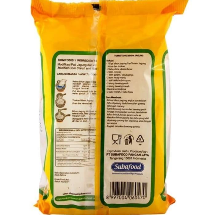 

Bihun Jagung Cap Tanam Jagung 1 bal 320gr x 10 Berkualitas