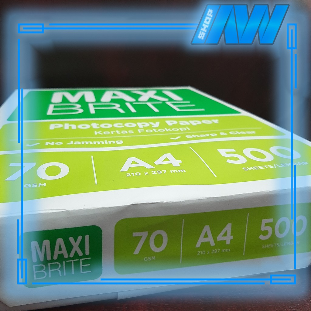 

Kertas HVS A4 Print Foto Copy 70 MAXI BRITE