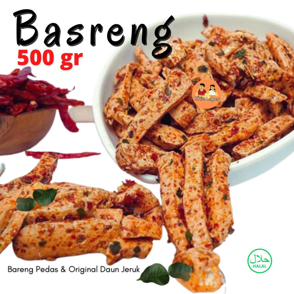 

BASRENG PEDAS DAUN JERUK & ORIGINAL 500 gram