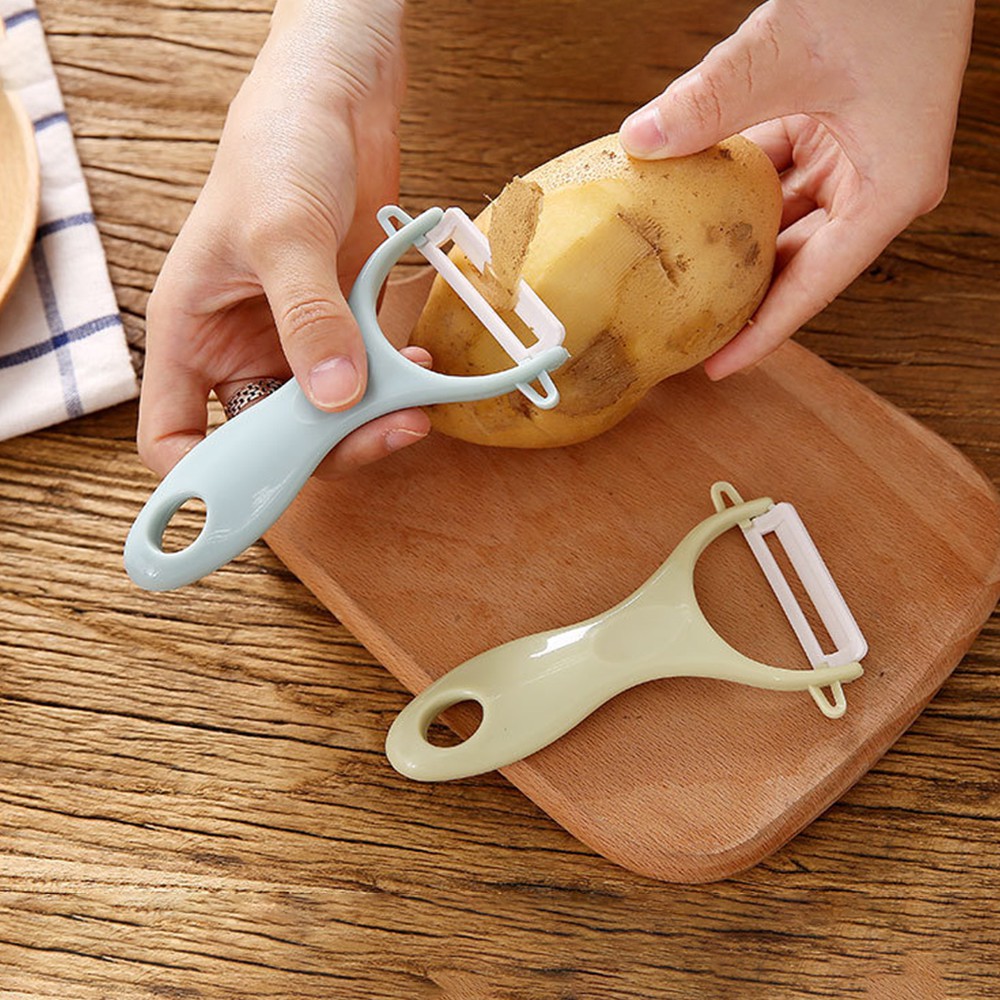 HOVELSHOP Alat Pengupas Kulit Buah dan Sayur Portable Peeler Serutan Buah