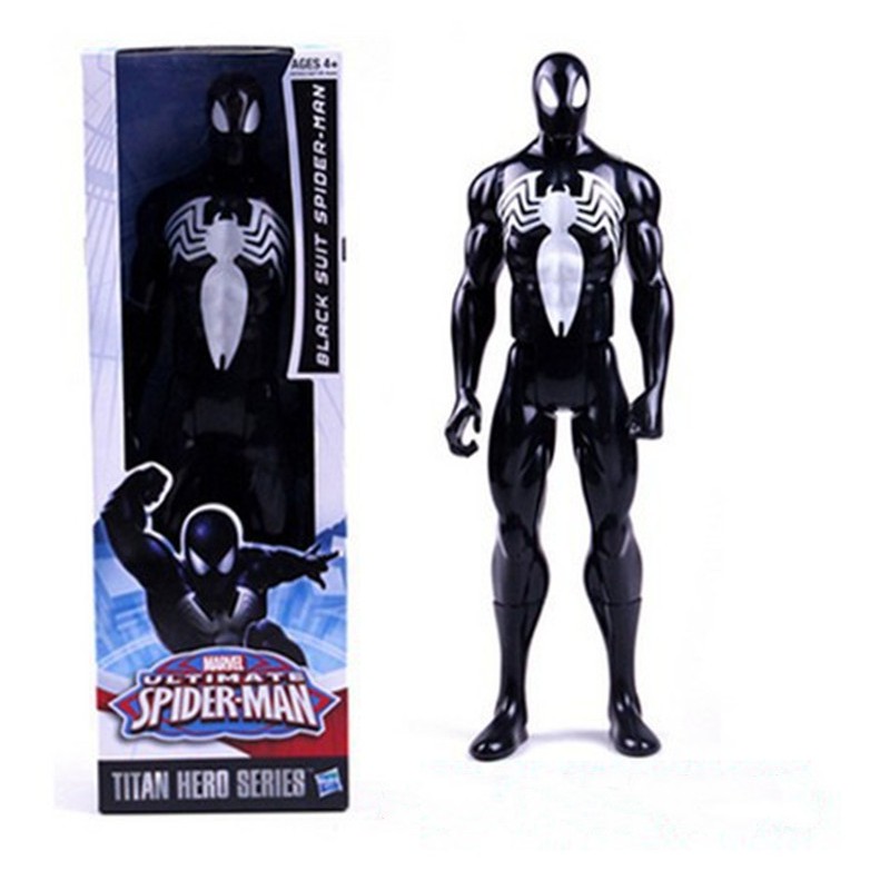 Mainan Action Figure Marvel Avengers Iron Man Hulk Black Panther Wolverine Bahan PVC Ukuran 12 30cm Dengan Kotak