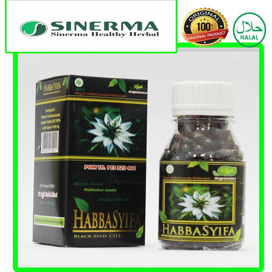 Kapsul Minyak Habbatussauda Habbasyifa Asli Berkhasiat - 200 Kapsul