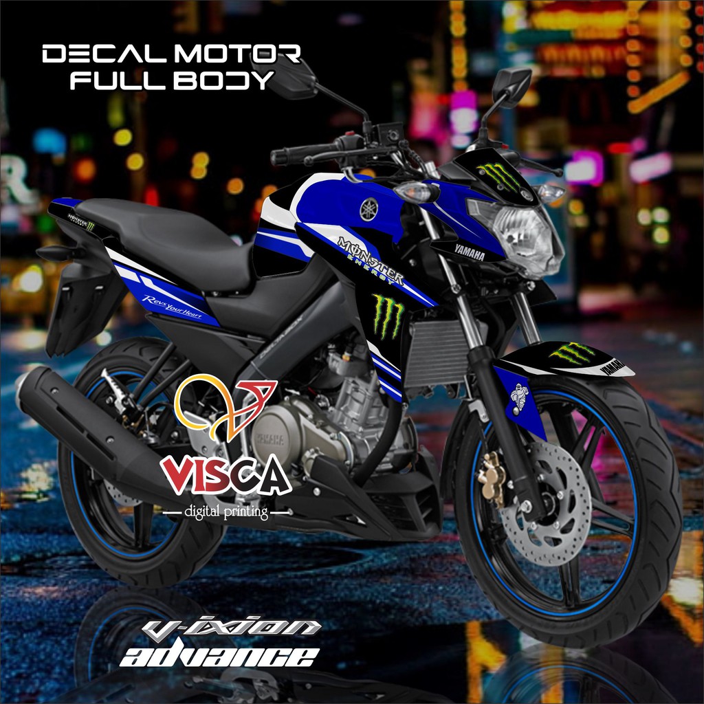 Decal Vixion ADVANCE Decal Vixion New Stiker Vixion NVA Stiker Vixion New ME