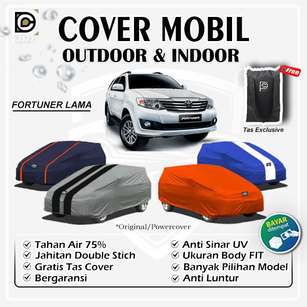 Body Cover Mobil Fortuner Sarung Mobil Fortuner Selimut Penutup Mobil Fortuner Lama