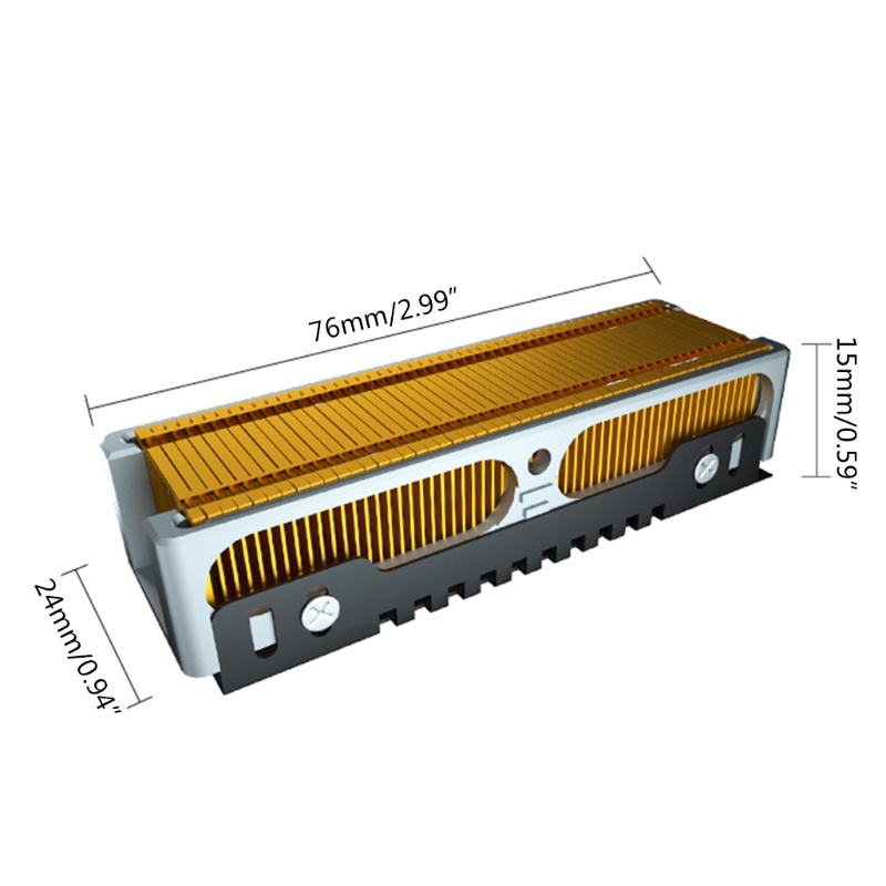 Radiator Heat Pipe M.2 Solid State Disk SSD Untuk Nvme Hard Disk Tembaga