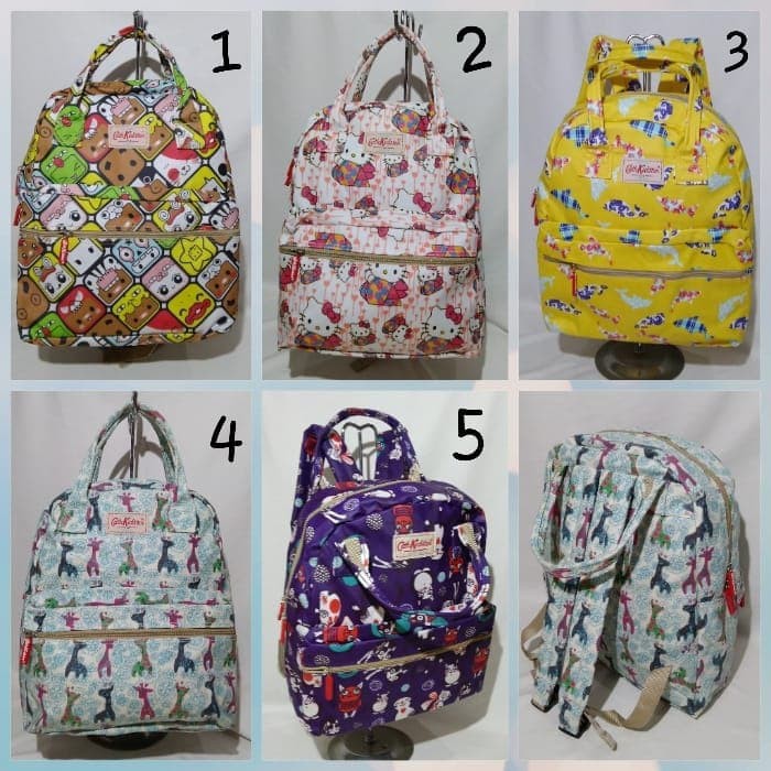 Diskon tas ransel backpack tenteng laptop anak /dewasa hello kitty jerapah ck Unik