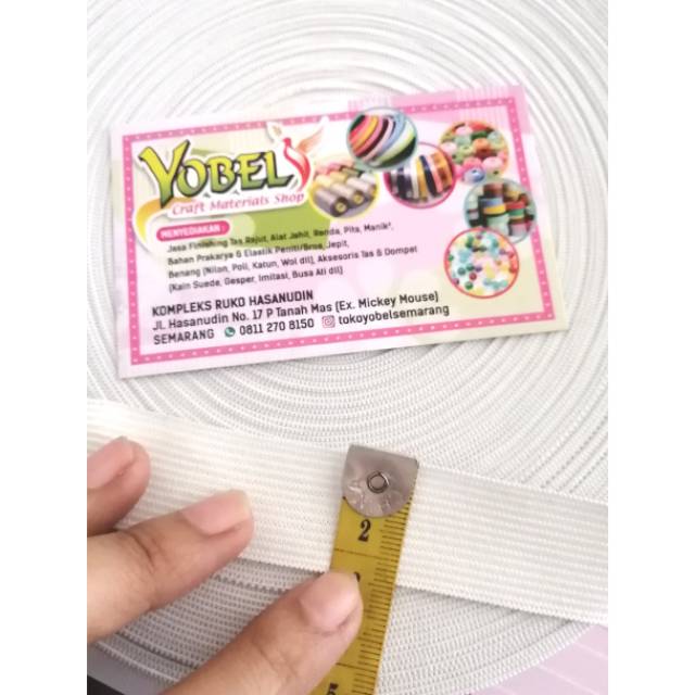 PER ROL - ELASTIK 1" / 2.5cm