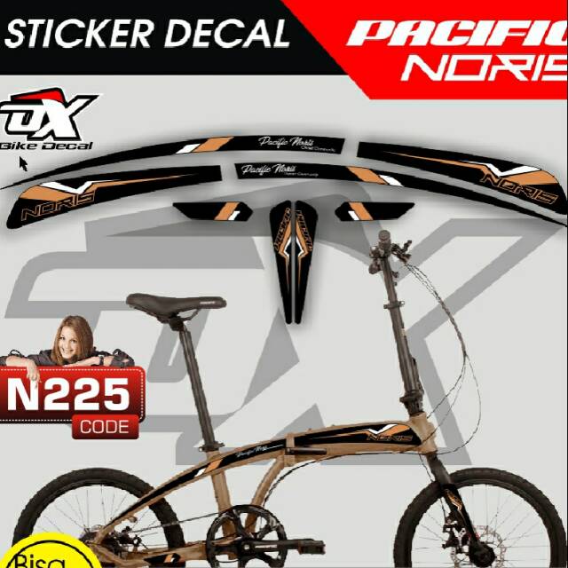 Stiker decal pacific noris seri 225