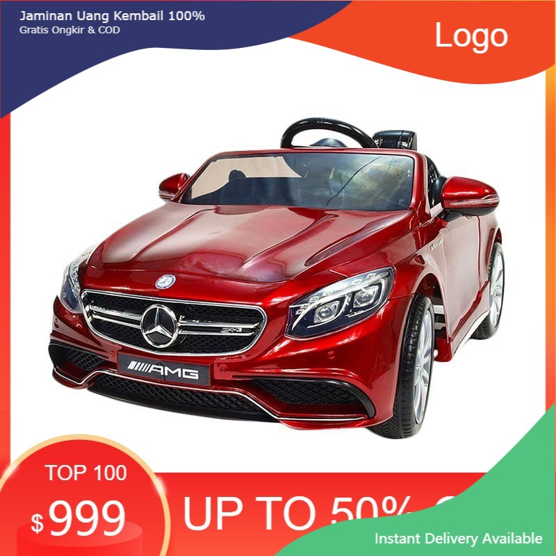 (KHUSUS INDAH CARGO) Mainan Mobil Aki Anak Mercedes Benz S63 Pliko PK-8200