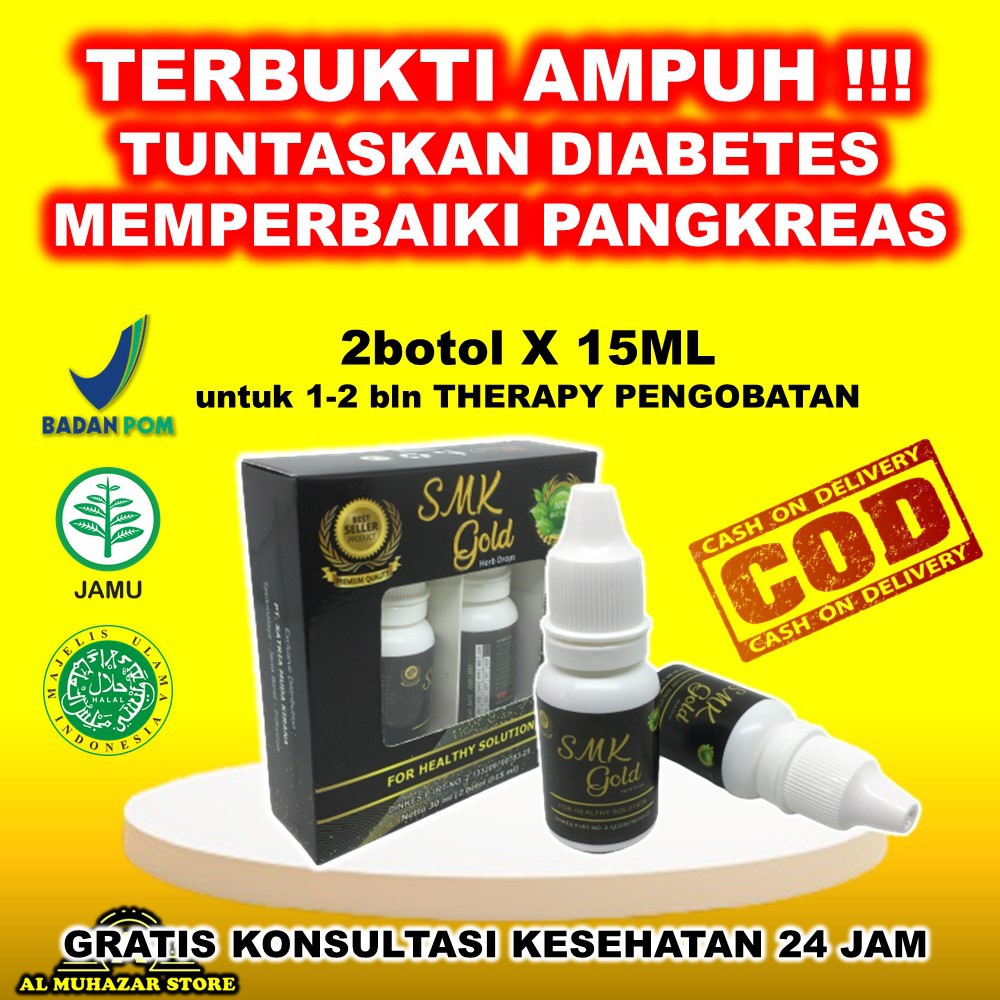 Pusat Obat Herbal Amerta Green Gold Jamu Tetes Diabetes Diabet Kencing manis 100% Alami Ampuh COD