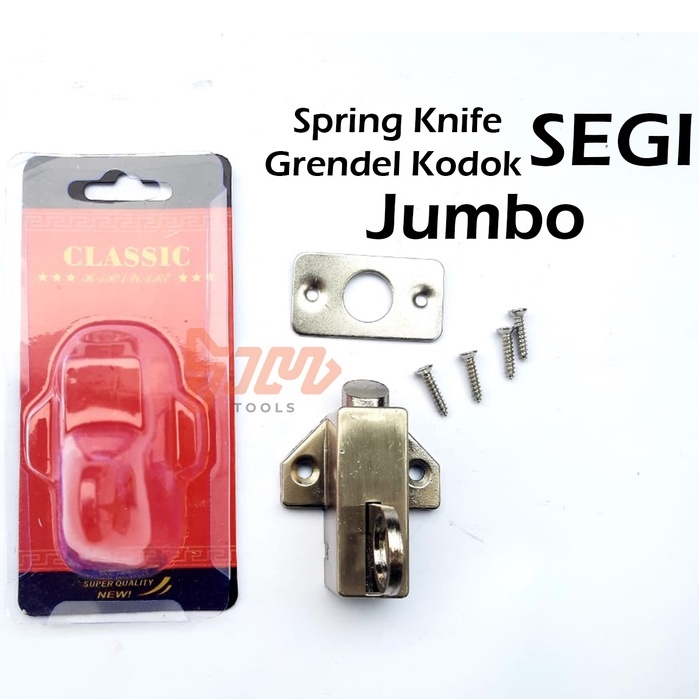 Spring Knife Grendel Kodok Segi Jumbo