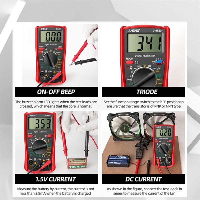 ANENG Digital Multimeter Voltage Tester - DM850