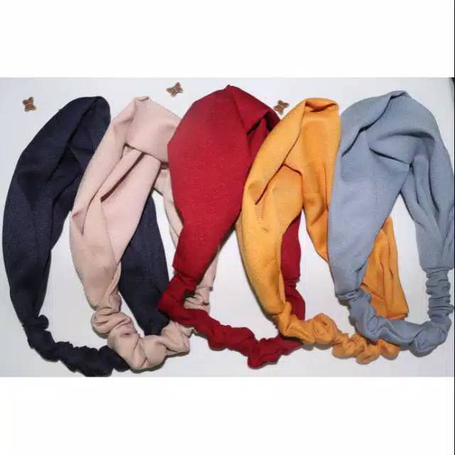 Headband wanita dewasa/Bandana/bando kain ala korea
