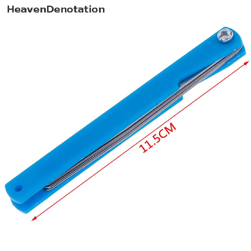 (Heavendenotation) 17 Pisau Metrik Feeler Gage Dual Reading