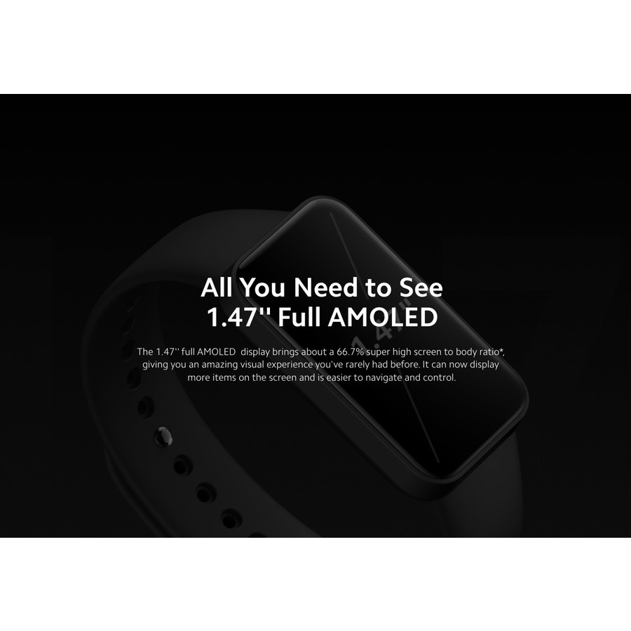 Redmi Smart Band Pro AMOLED 1.47'' Full Display jam tangan