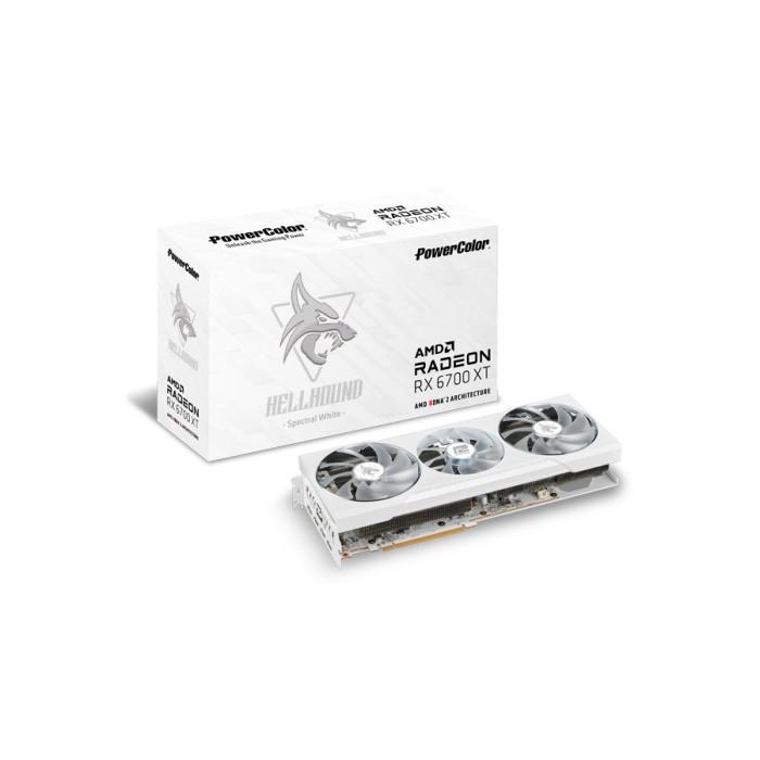 nay   powercolor hellhound spectral white amd radeon rx 6700xt best seller
