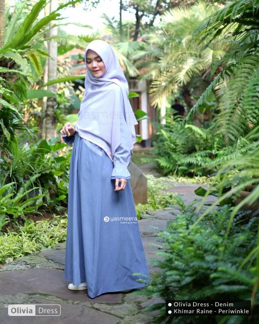 YASMEERA gamis syari olivia daily dress katun supernova