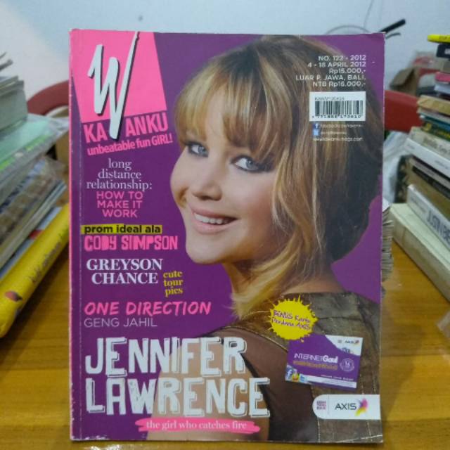 Majalah Kawanku Jeniffer Lawrence No. 122-2012 4-18 April 2012