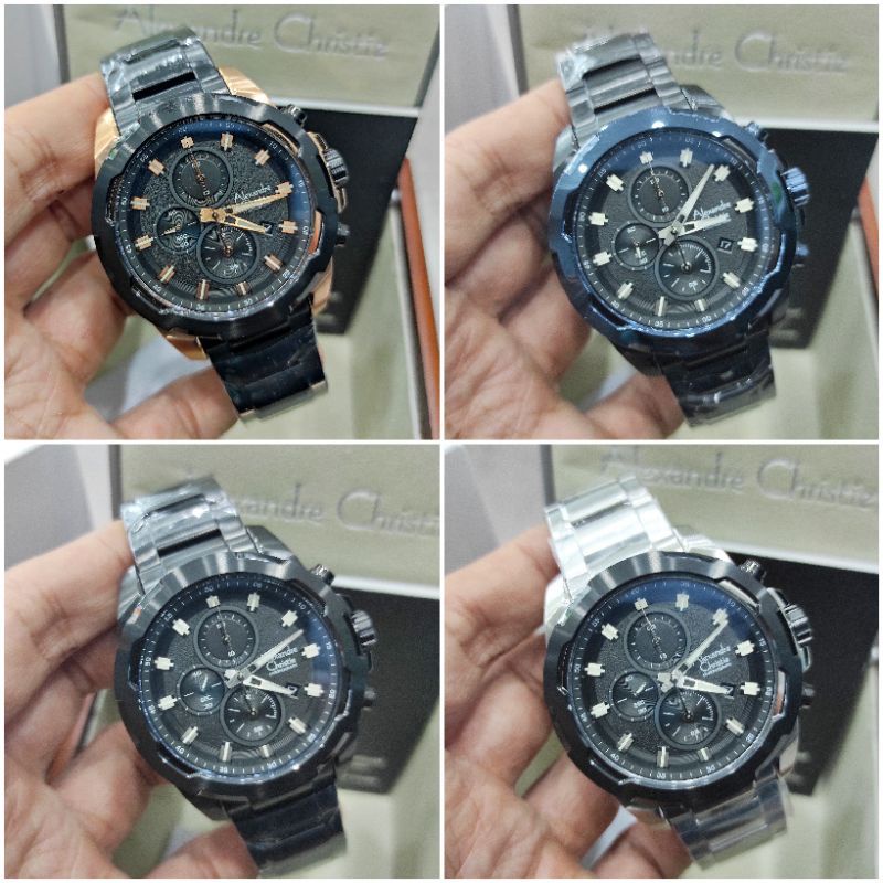 AC6523 JAM TANGAN PRIA ALEXANDRE CHRISTIE AC 6523 RANTAI ORIGINAL AC 6523