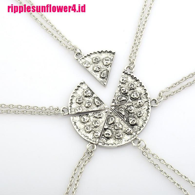 Kalung Rantai Liontin Pizza Vintage Untuk Wanita