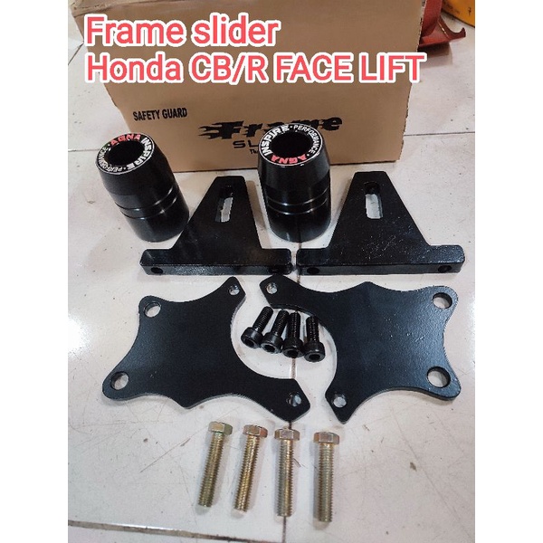 Frame Slider CBR150R Facelift K45G K45N Plus Slider Agna Full Hitam