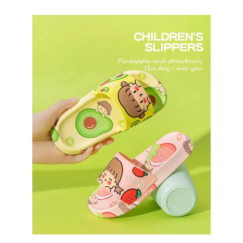 Sandal Jelly Anak Import CHIBI BUAH - Sandal Perempuan 1931-8 New