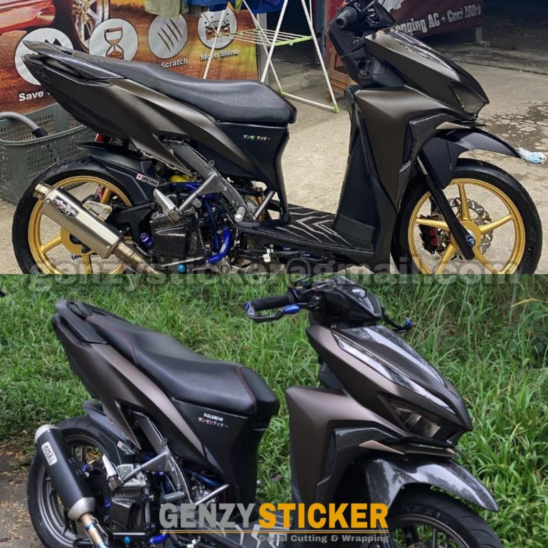 stiker skotlet satin hitam doff black chrome matte sticker scotlite hitam dop krom