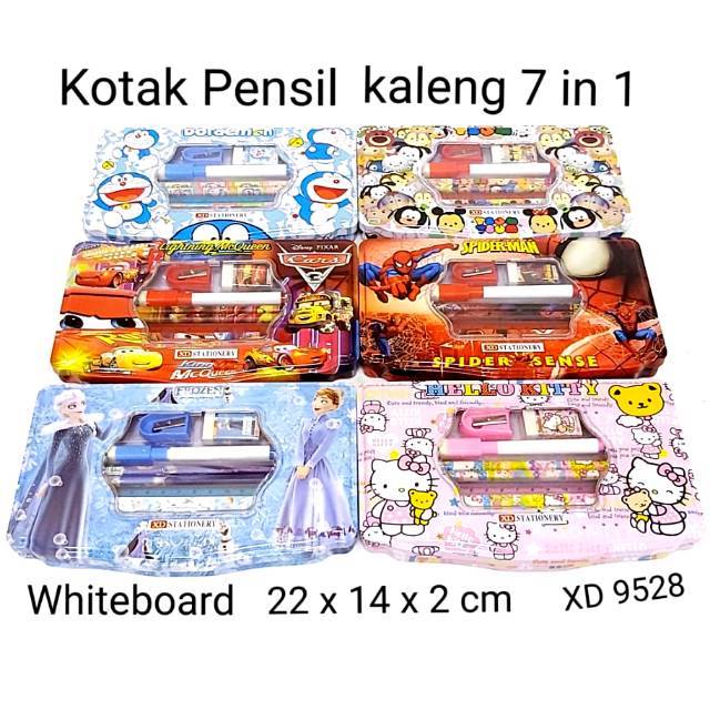 

Tempat Pensil Set 7 in 1 Karakter Kartun Ada Whiteboard
