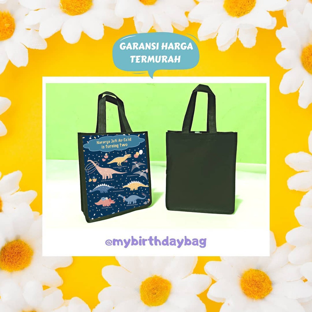 TAS SOUVENIR DINOSAURUS ULANG TAHUN ANAK SOUVENIR MURAH PROMO ULANG TAHUN-1