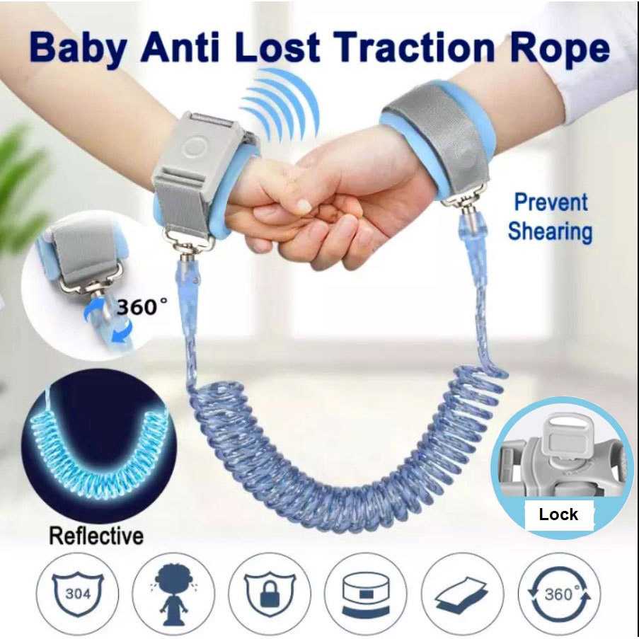 Babyplay Harness Balita Tali Tangan Anti Lost Wrist 2.5m - BAH25