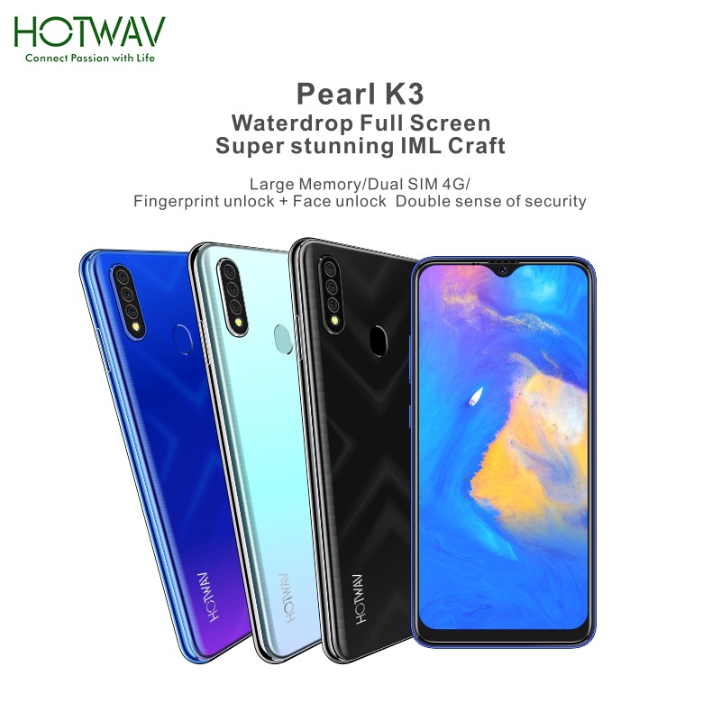 HOTWAV Pearl K3 2020 Smartphone 2GB+32GB Layar FHD 6.6" Fast Charging Baterai 4150mAh Garansi Resmi