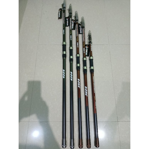 alat pancing fishing rod stik joran DAIDO TIGERSHARK panjang mulai 300--450 cm