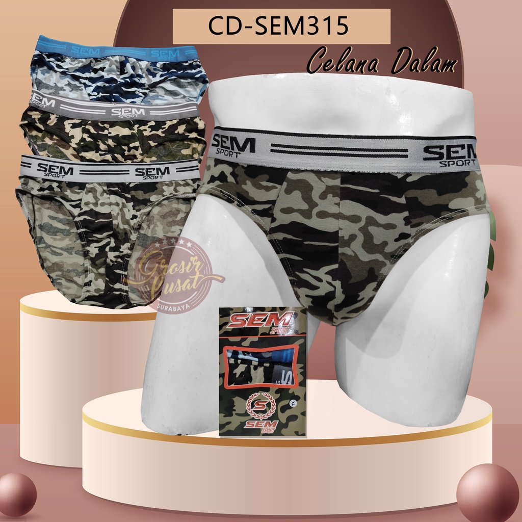 Celana Dalam Pria Sem Sport Premium Original CD SEM915
