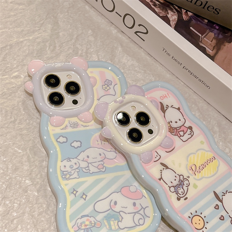 Casing Soft Case Silikon Motif Kartun Kelinci / Anjing / Kucing Untuk iPhone 13 / 12 / 11 Pro Max / X / Xr / Xsmax