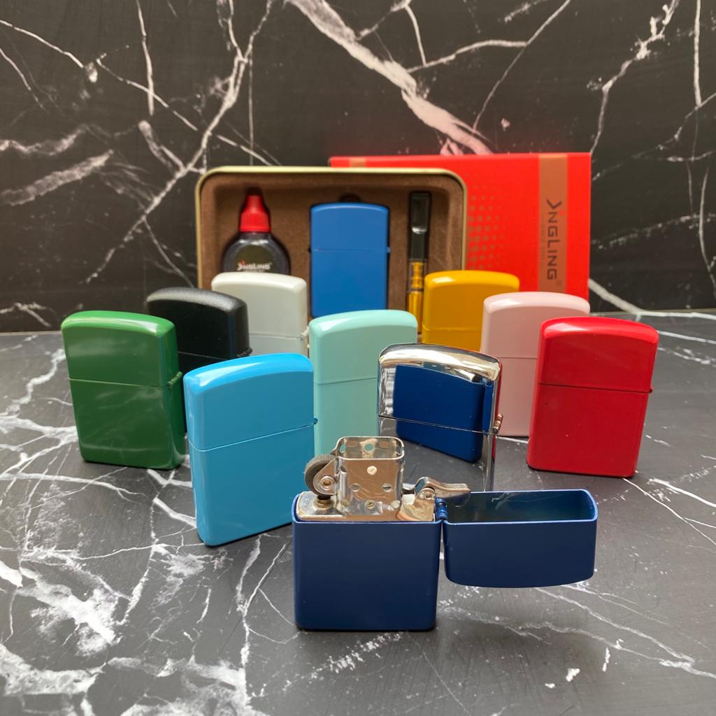 Korek Api ZIPPO Set Minyak Warna