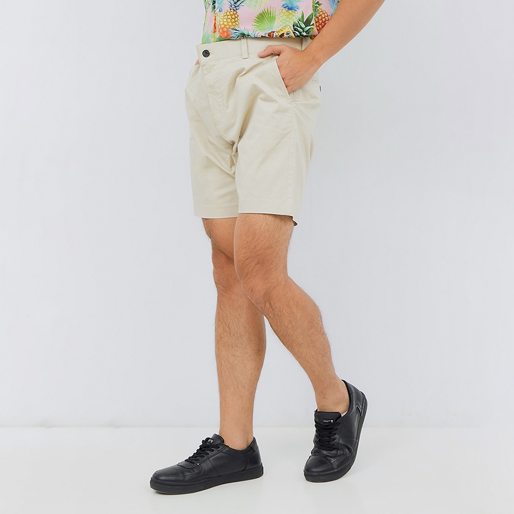 JOY SHADE Men Pants Celana Pendek Pria BOB Beige by H&amp;M