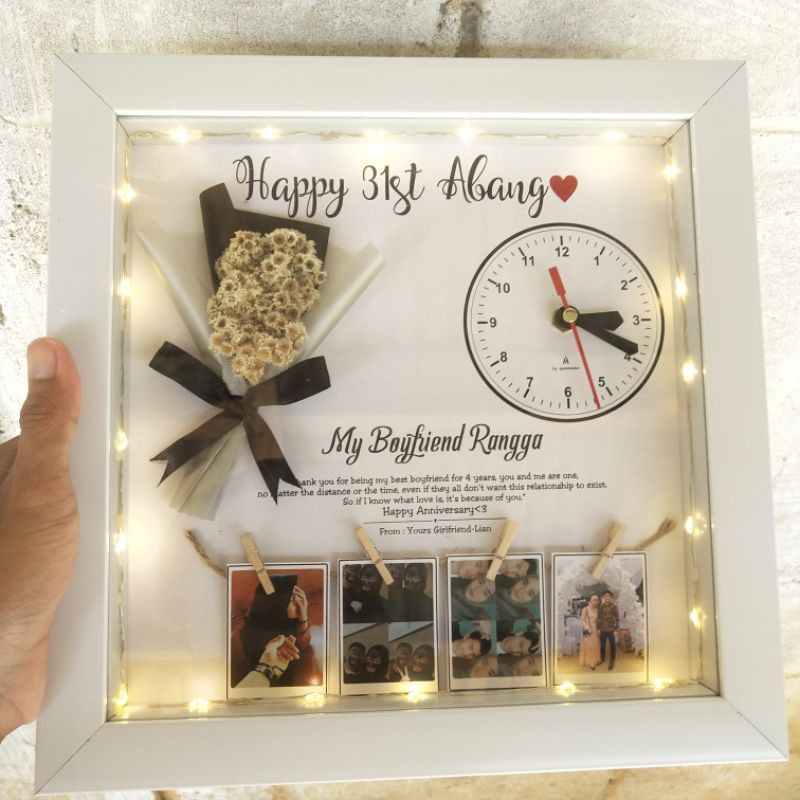 Gift Bucket Flower Frame 3D Include Jam