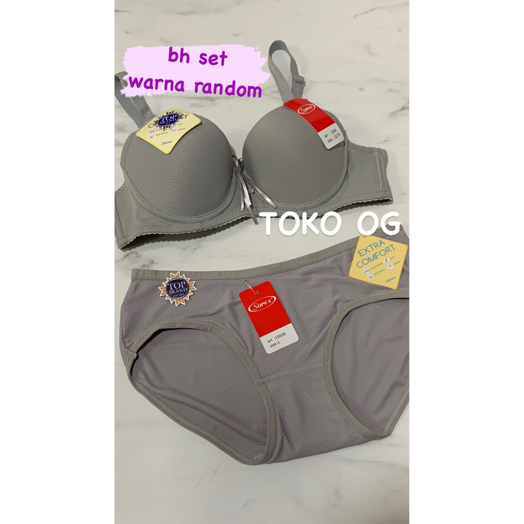 Bra set BH SETELAN DENGAN CD CELANA DALAM BH PORI SOREX 3262 9850 3260 9852