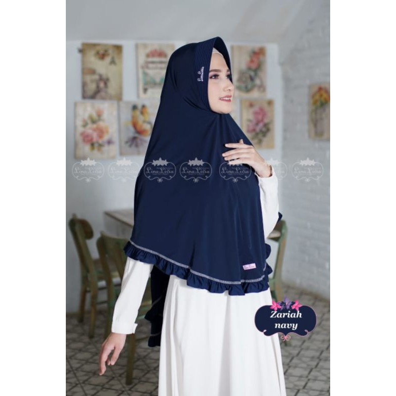 COD Zariah by Lina Livia Hijab/ Hijab syar'i / ori lina livia