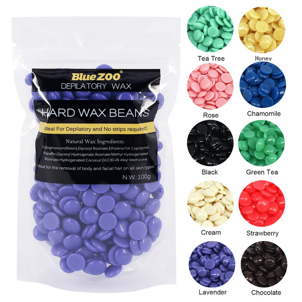 BlueZOO 100gr Depilatory Wax Body Hair Removal Wax Beans / Perontok Bulu #603