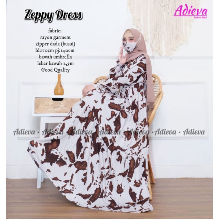 Baju Gamis wanita katun rayon viscose Homedress homedres rayon viscose motif terbaru jumbo LD 120cm-Zeppy