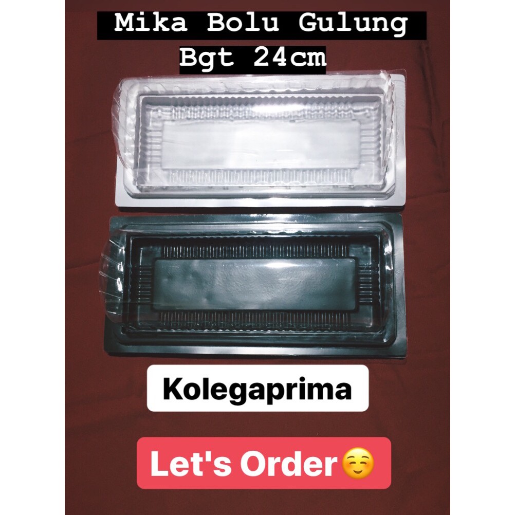 MIKA BOLU GULUNG 24CM/ BGT 24/ MIKA KUE BOLU MURAH ISI 50PCS