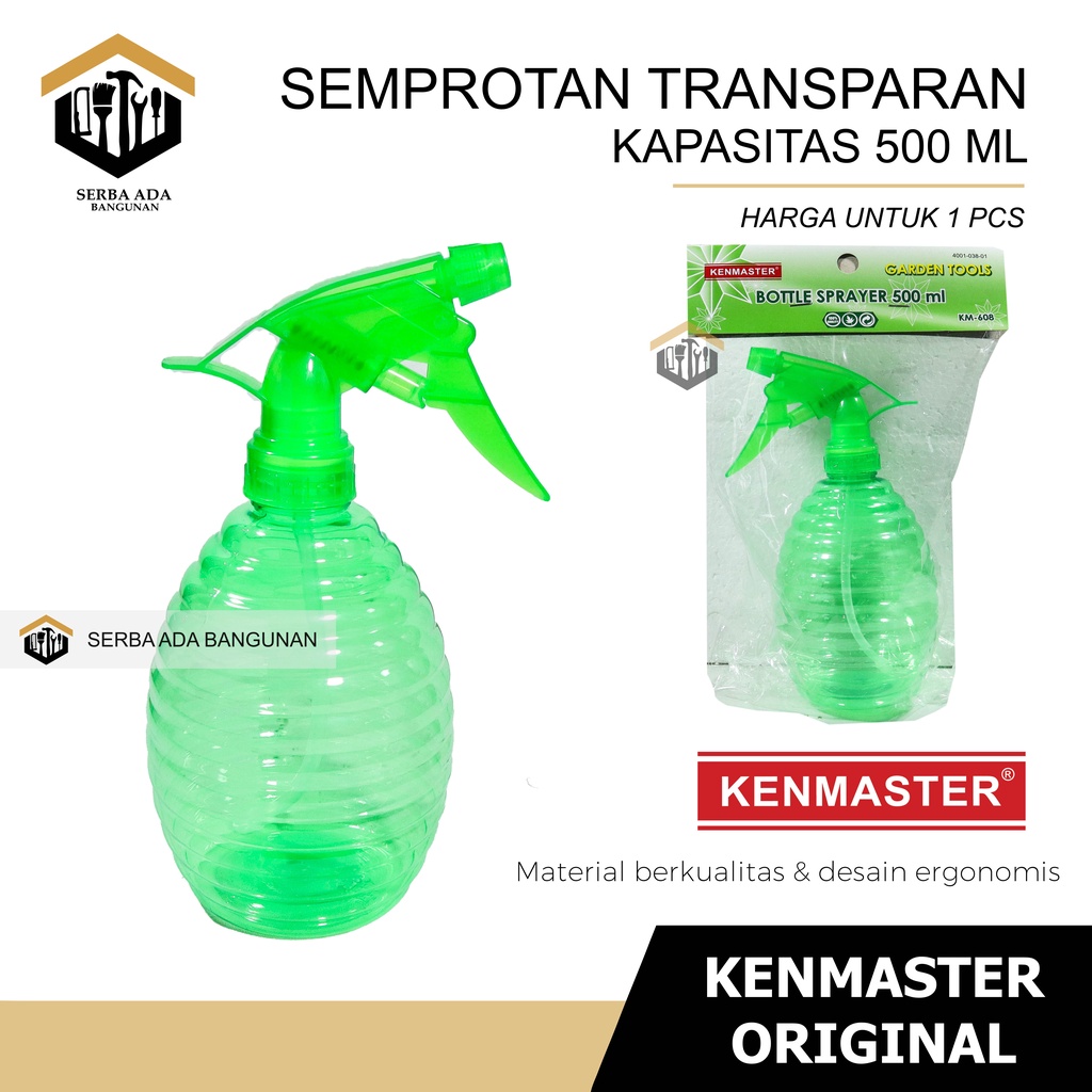 Botol Spray Kaca Semprot 500 ML Semprotan Air Tanaman Shabby transparan GOOD QUALITY