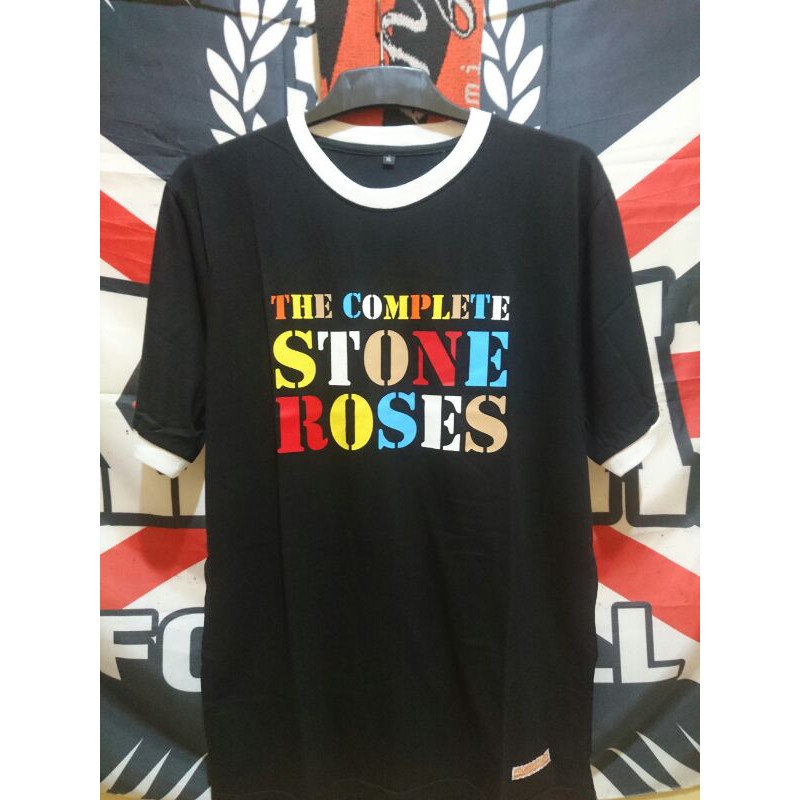 Kaos distro pria the stone roses T shirt ringer tee
