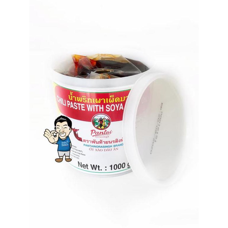 

Dijual Pantai Norasingh Chili Paste With Soya Bean Oil- Sambal Pasta Thai 1Kg Terlaris
