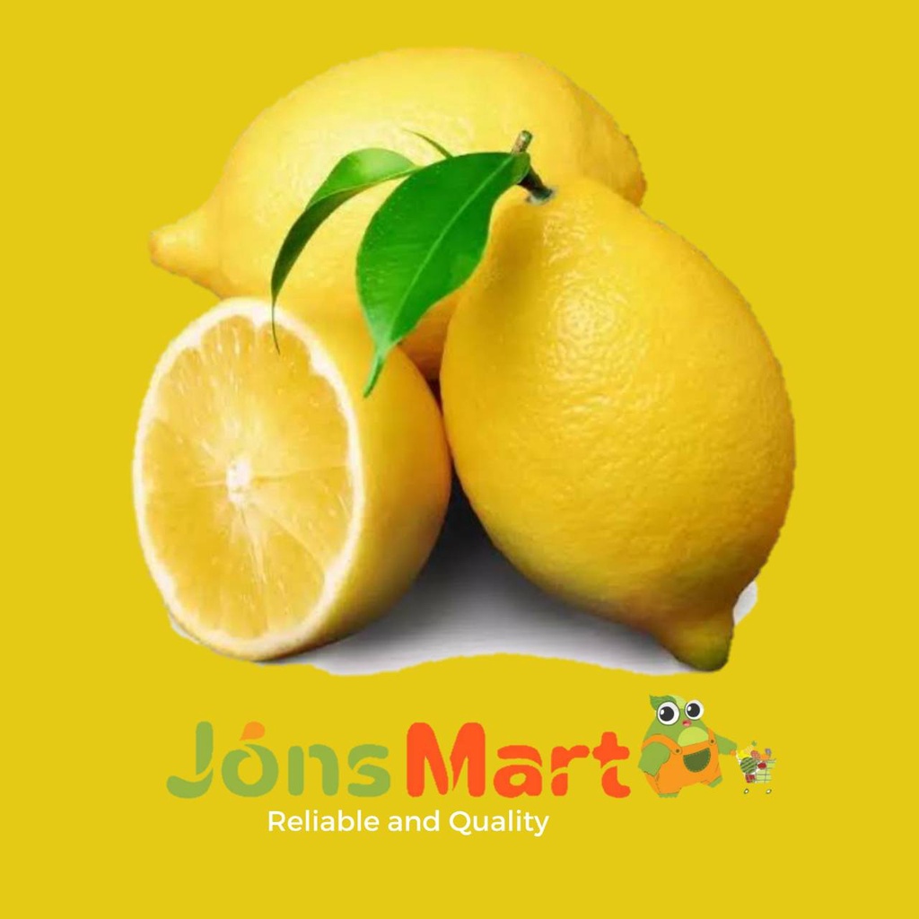 

JonsMart Buah Jeruk Lemon Segar Lokal Dan Import 1kg(isi 7-8buah) [KHUSUS GOJEK DAN GRAB]