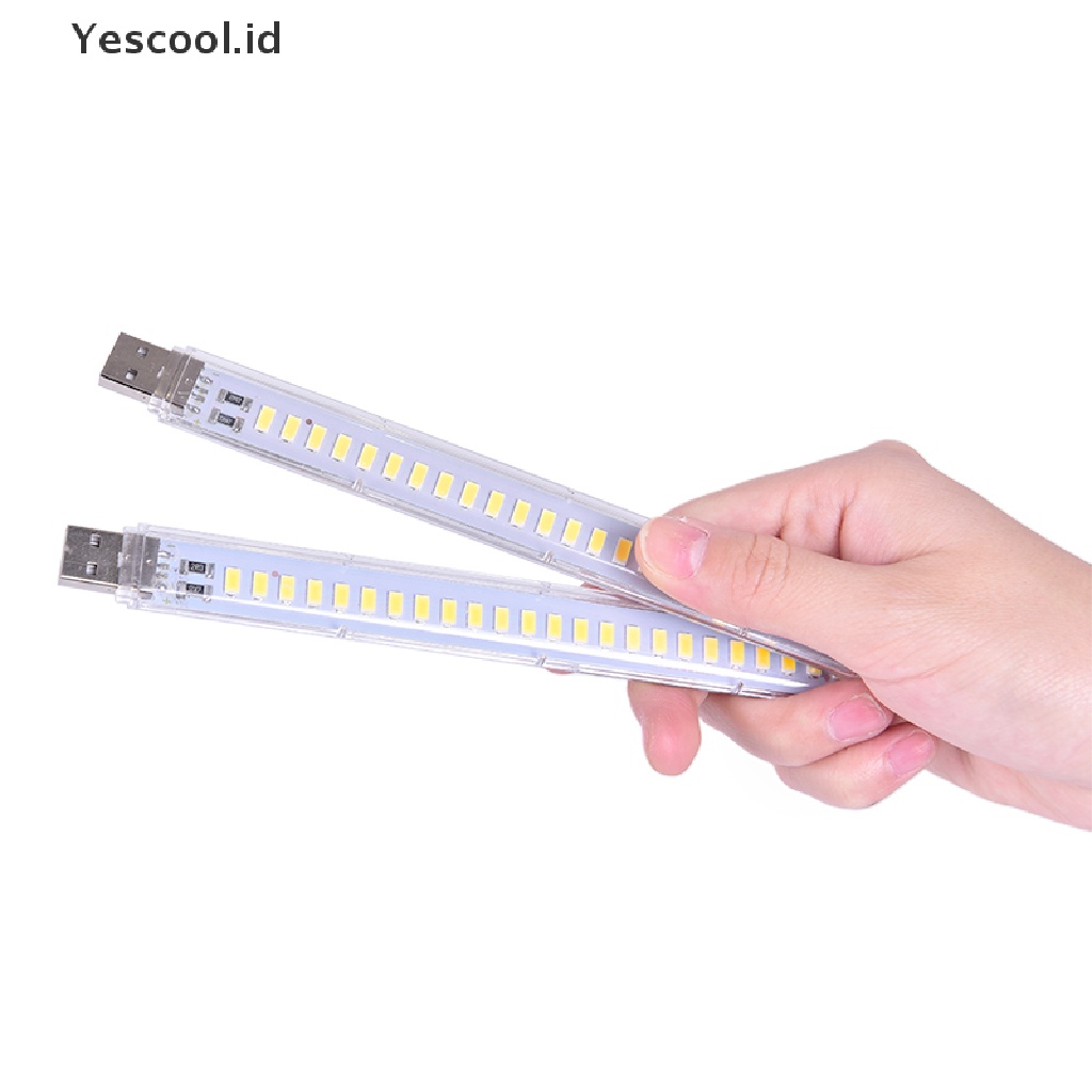 (Yescool) Lampu Baca 24-LED 5V 12W Dengan Port USB