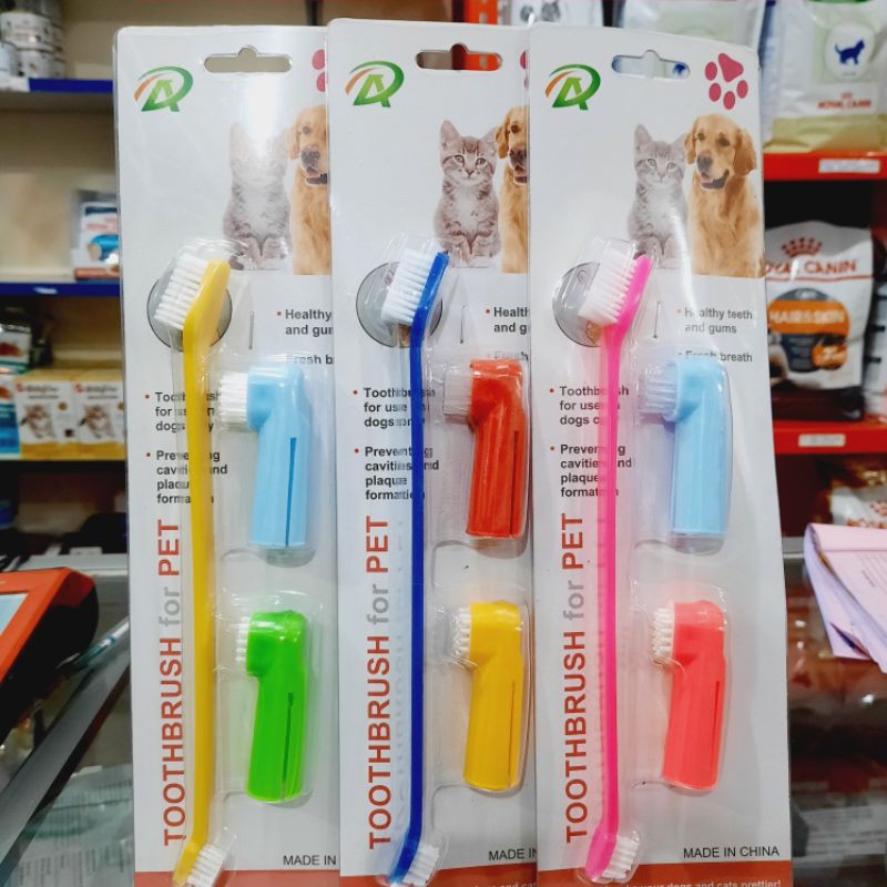 SIKAT GIGI KUCING ANJING / TOOTHBRUSH FOR PET